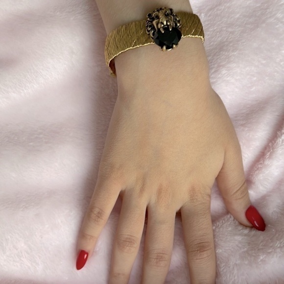 GUCCI NEW bracelet black stone authentic 100% - Picture 6 of 12
